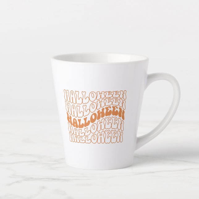Taza De Café Latte Halloween (Derecha)