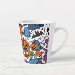 Taza De Café Latte Halloween 2024