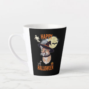 Taza De Café Latte halloween animals