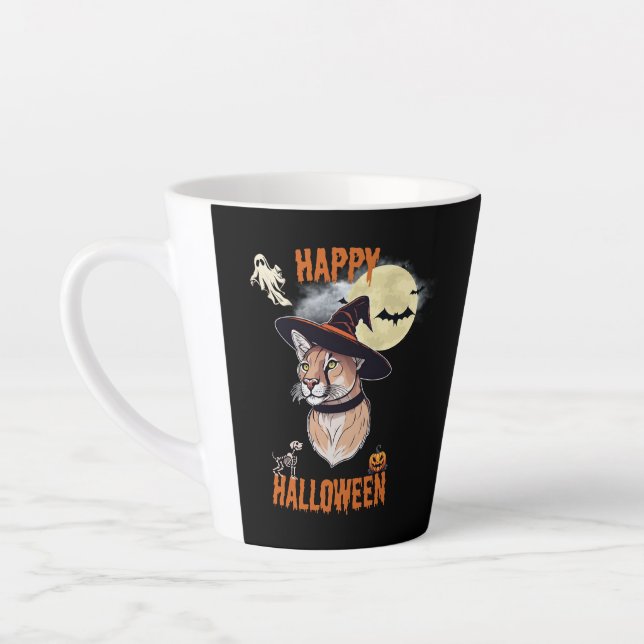 Taza De Café Latte halloween animals (Izquierda)