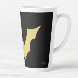 Taza De Café Latte Halloween BOO latte Mug por el poeta Adiela Akoo