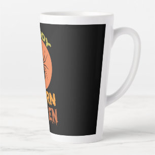 Taza De Café Latte Halloween Candy Corn Queen Cumpleaños