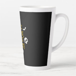Taza De Café Latte Halloween come bebida y tiene miedo cumpleaños