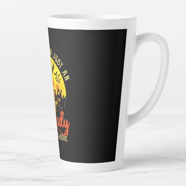 Taza De Café Latte Halloween con la anciana (Derecha)