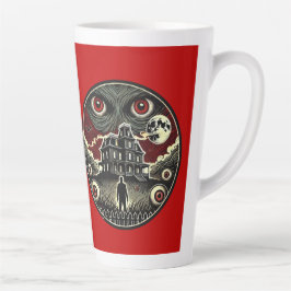 Taza De Café Latte Halloween de las pesadillas perdidas