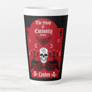 Taza De Café Latte Halloween en Punk gótico de brujas