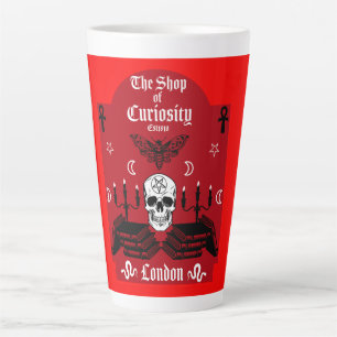 Taza De Café Latte Halloween en Punk gótico de brujas