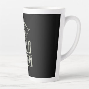 Taza De Café Latte Halloween Hallo Queen