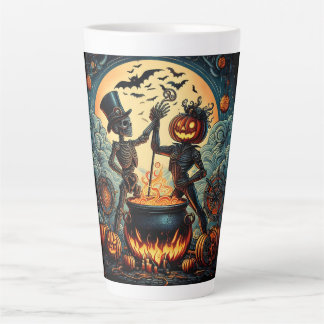 Taza De Café Latte Halloween Latte Mug