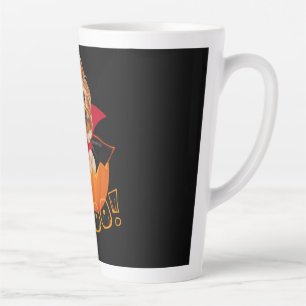 Taza De Café Latte Halloween linda calabaza de perro de Yorkshire ter