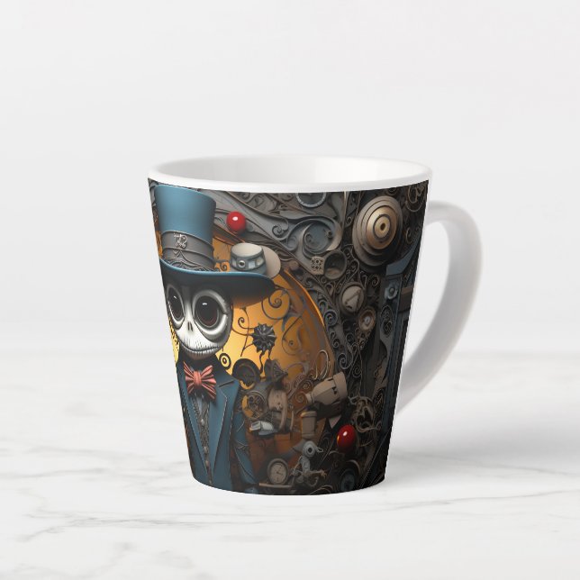 Taza De Café Latte Halloween Man (Ángulo derecho)