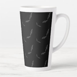 Taza De Café Latte Halloween/murciélago