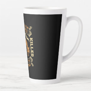 Taza De Café Latte Halloween Puedo Parecer Tranquilo Cumpleaños