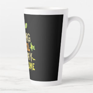 Taza De Café Latte Halloween Ser Guay Es Mi Costumbre Cumpleaños