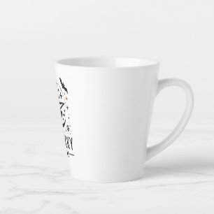 Taza De Café Latte Halloween Spooky Witch Design - Volando en la habi