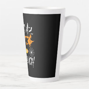 Taza De Café Latte Halloween Witch Now I Teach