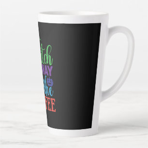 Taza De Café Latte Halloween Witch Way To The Coffee