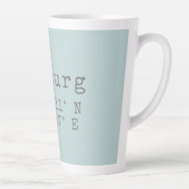 Taza De Café Latte Hamburgo Latitud Longitud