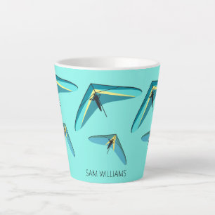 Taza De Café Latte Hang Gliding