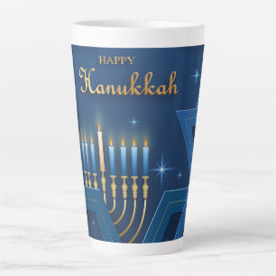 Taza De Café Latte Hanukkah Latte Mug