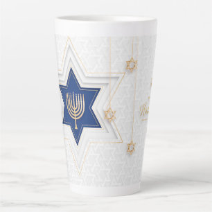 Taza De Café Latte Hanukkah Latte Mug