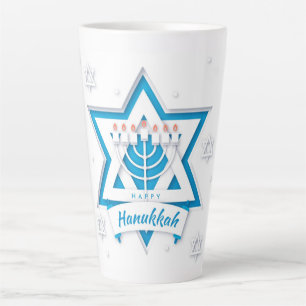 Taza De Café Latte Hanukkah Latte Mug