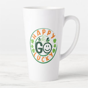 Taza De Café Latte Happy Go Lucky-52904