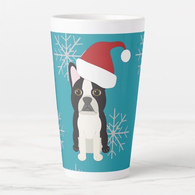 Taza De Café Latte Happy Howlidays (Anverso)