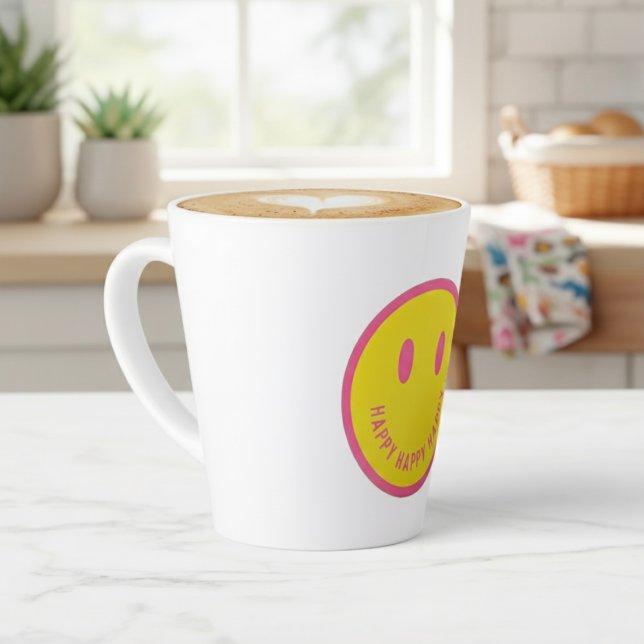 Taza De Café Latte Happy Latte Mug (Subido por el creador)