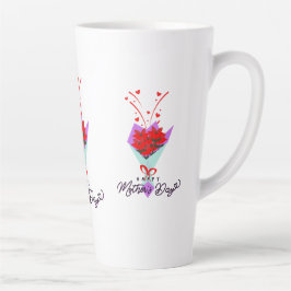 TAZA DE CAFÉ LATTE HAPPY MOTHER DAY GIFT