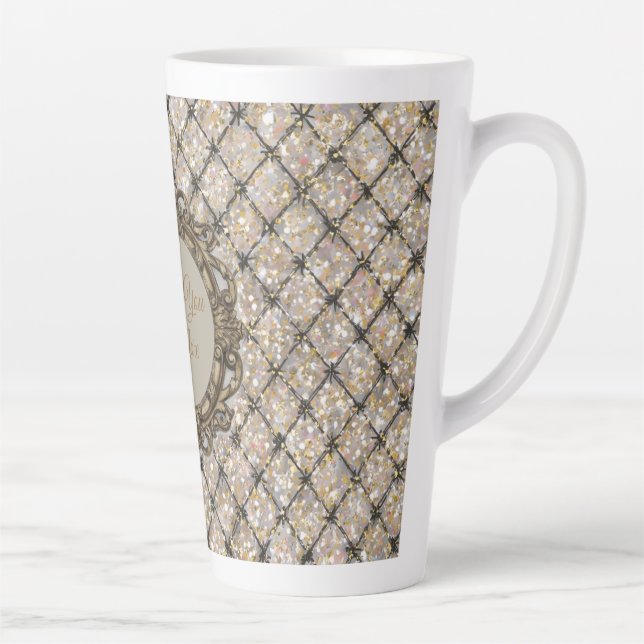 Taza De Café Latte Happy Valentine's Day, Love You More,  (Derecha)