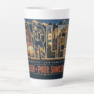 Taza De Café Latte Harlem Manhattan NYC