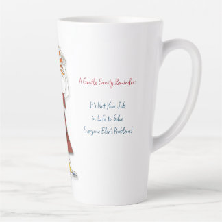 Taza De Café Latte 'Harriet' - Latte Mug, recordatorio de salud