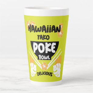 Taza De Café Latte Hawaian Poke Bowl Foodies