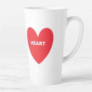 Taza De Café Latte Heart Latte