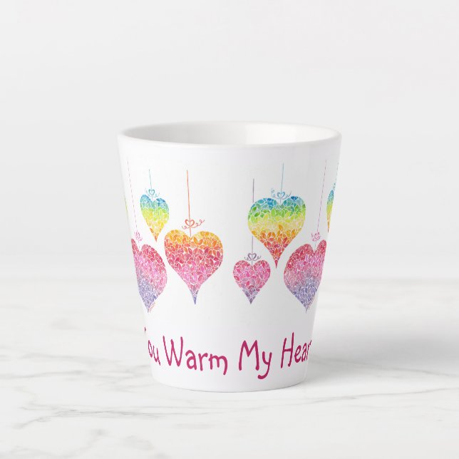 Taza De Café Latte Heart Latte Mug (Anverso)