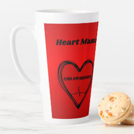 Taza De Café Latte Heart Mama Mug