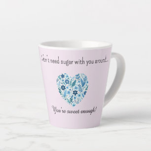Taza De Café Latte Heart Mug