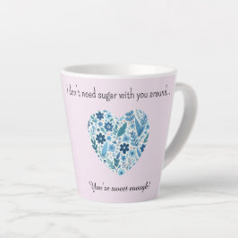 Taza De Café Latte Heart Mug