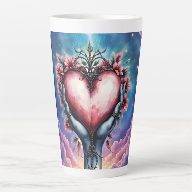Taza De Café Latte Heart of Quiet Magic (Anverso)