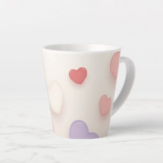 Taza De Café Latte Heart to Heart Mug