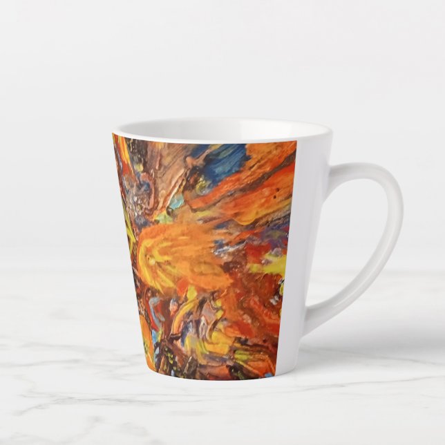 Taza De Café Latte Heavy Petal Mug (Derecha)