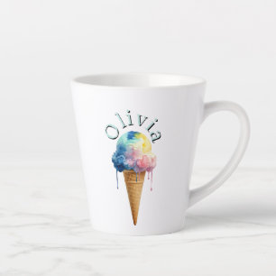 Taza De Café Latte Helado