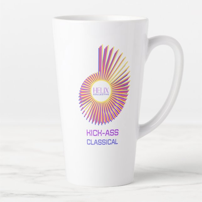 TAZA DE CAFÉ LATTE ¡HELIX LATTE MUG! (Derecha)