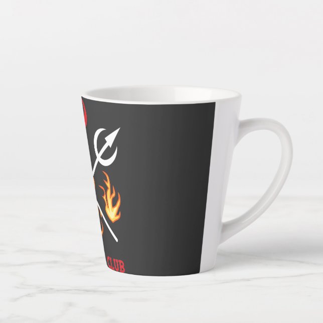Taza De Café Latte Hellfire Club Rótulo Mug (Derecha)
