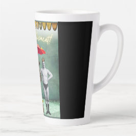 Taza De Café Latte Hello Retirement Vintage Strongman
