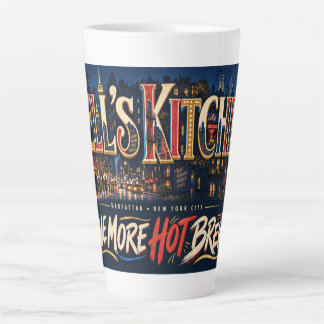 Taza De Café Latte Hell's Kitchen Manhattan NYC