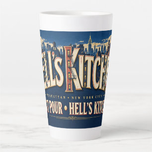 Taza De Café Latte Hell's Kitchen Manhattan NYC