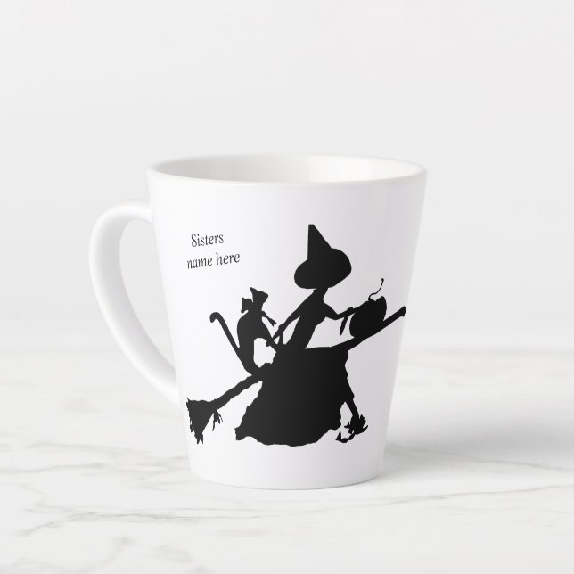 Taza De Café Latte Hermanas (Ángulo izquierdo)