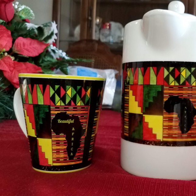 Taza De Café Latte Hermosa África Latte Mug (Subido por el creador)